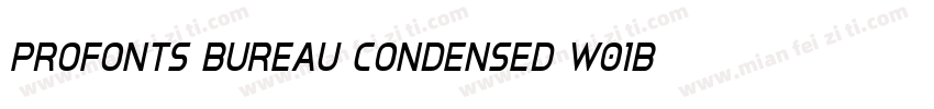 Profonts Bureau Condensed W01Bd字体转换